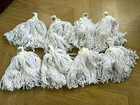 Cotton Round Wet Mop Head Refill White Cut End 200 T1 - White