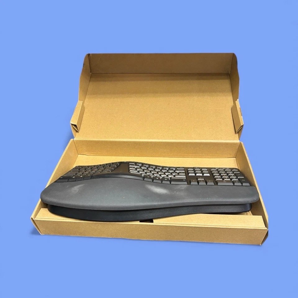 Microsoft Ergonomic Keyboard for Business - USB Wired LXM-00001 Model 1878 - Image 2 of 4