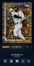 DIGITAL TOPPS BUNT Luis Robert Jr. GILDED 25 LEGENDARY MINI DIAMOND /50 Read