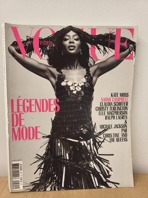 Vogue Paris Naomi Campbell Cover Legends De Mode Moss Sept. 2018 Fashion NEW