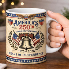 Americas Anniversary 250th Mug, Semiquincente...