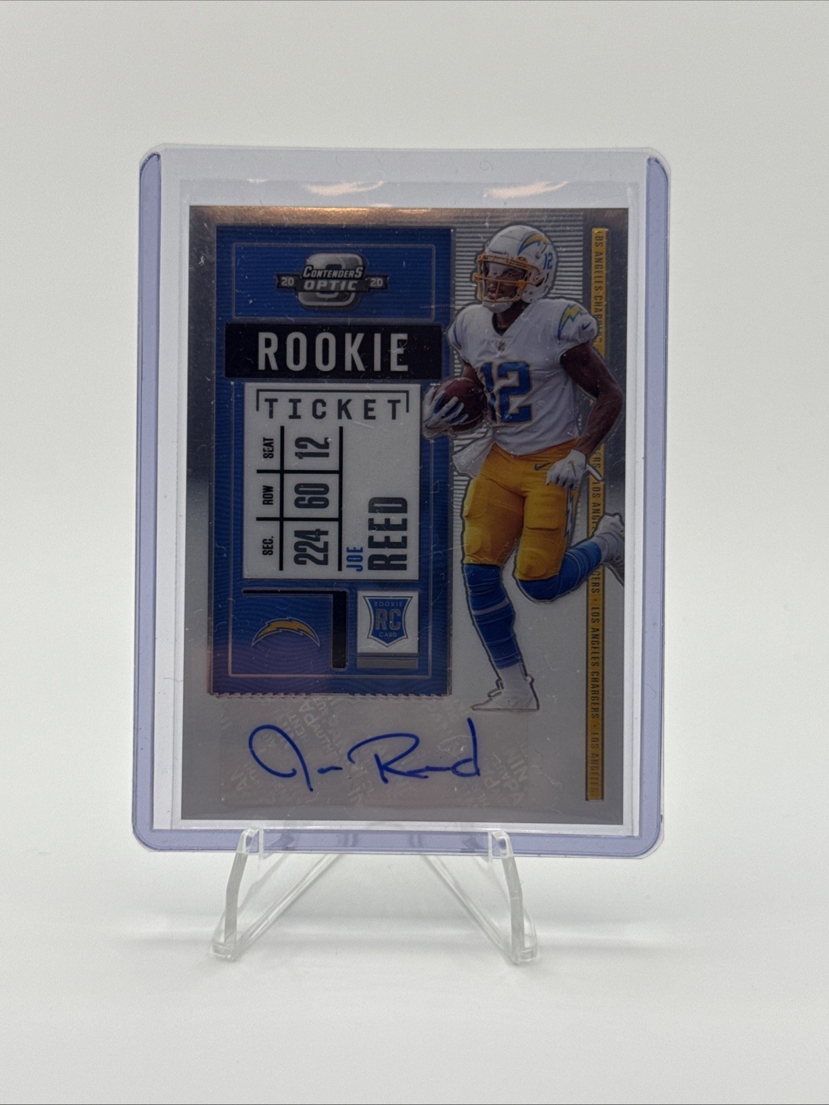 Joe Reed Panini Contenders Optic #188 Autograph