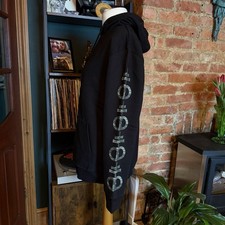 Drop Dead Oversized Hoodie Camo Print Logo Size M