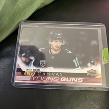 2022-23 Upper Deck UD Canvas Young Guns Matty Beniers Rookie #C100 Seattle