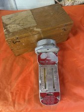 Snap On Alignment Tool Kit. Vintage In Wooden Box. No Bubble On Camber Side