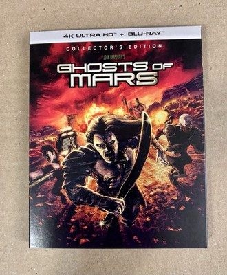 Ghosts Of Mars (4K UHD + Blu-ray, 2001) Slipcovers + Posters, Scream Factory