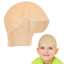 2pcs Latex Bald Head Caps,Halloween Makeup Latex Bald Caps,Makeup Wig,Fake Co...