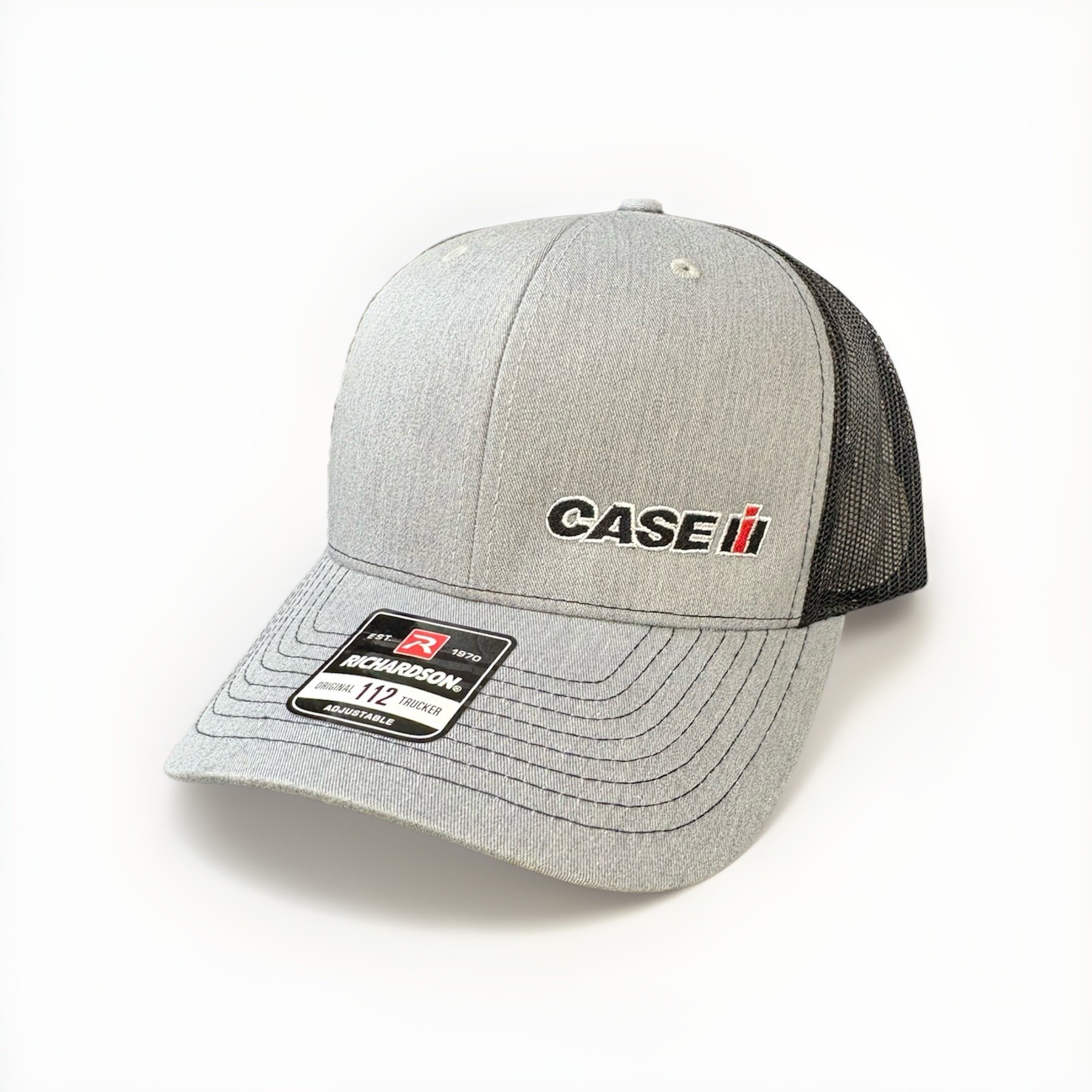 Cap By Richardson 113 Heather Gray  Black Mesh