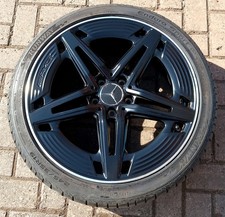x1 OEM Mercedes CLA 35 AMG Coupe 2024 Alloy Wheel 245/35R19 6.5mm A1184010600