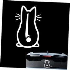 Car Window Stickers, Cute Cat Cartoon Rear Windshield Wiper 1 PC White Cat