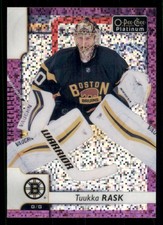 2017-18 O-Pee-Chee Platinum Violet Pixels #105 Tuukka Rask