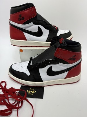 Air Jordan 1 Retro High OG Black Toe Reimagined DZ5485-106 Men s Size 10 No Lid