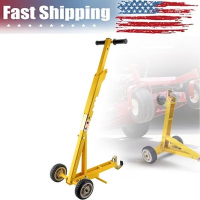 800Lbs Lawn Mower Lift Jack Telescopic Lifting Tool Maintenance Garden Tractors