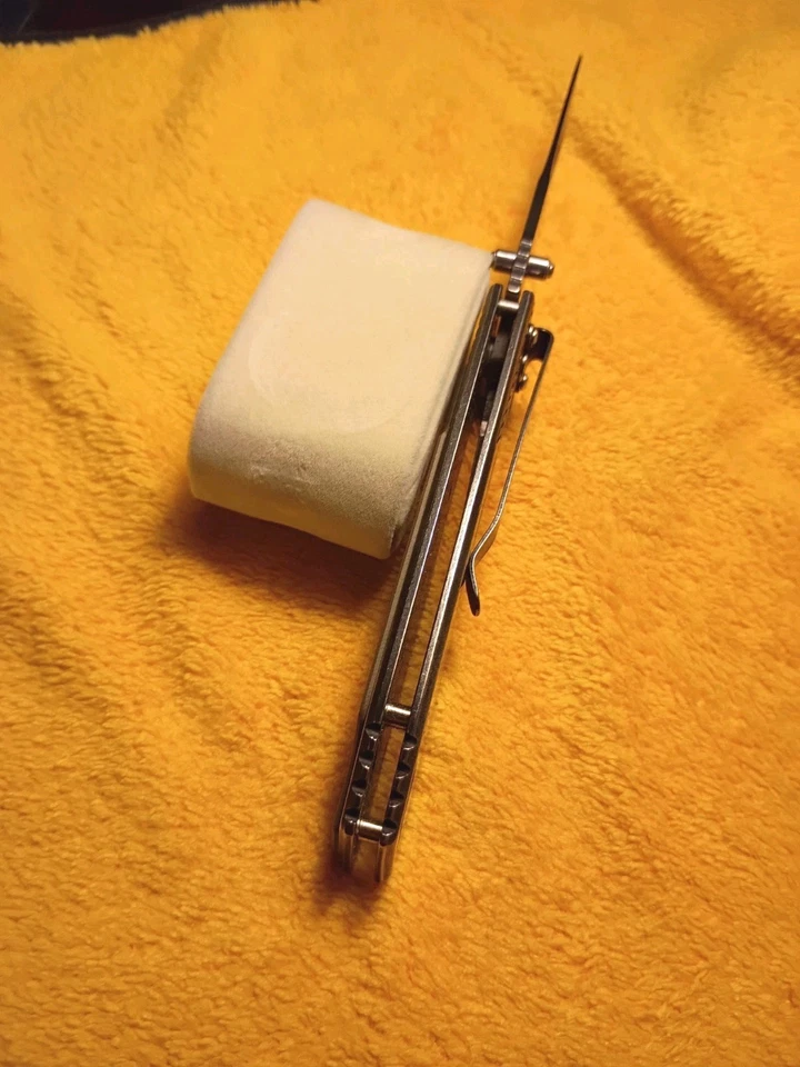 Cuchillo Plegable Smith & Wesson SW609 3.55" Alto Carbono Hoja Inoxidable Forro Bloqueo Foto 4 de 4