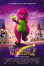 Póster de la película Barney’s Great Adventure reproducción 17 X 12