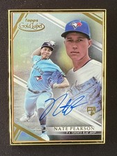 2021 Topps Gold Label - Framed On-card Auto Nate Pearson #FA-NP Rookie. rookie card picture
