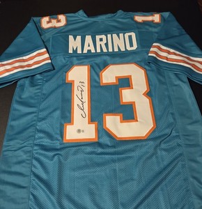 Maillot Teal Miami Dolphins Dan Marino #13 94 Throwback NFL Mitchell