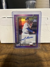 Topps 2025 Pro Debut Purple Autograph Alexander Albertus PD-36 /299