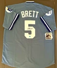 George Brett Signed Autographed Kansas City Baseball Jersey  With COA. Nice