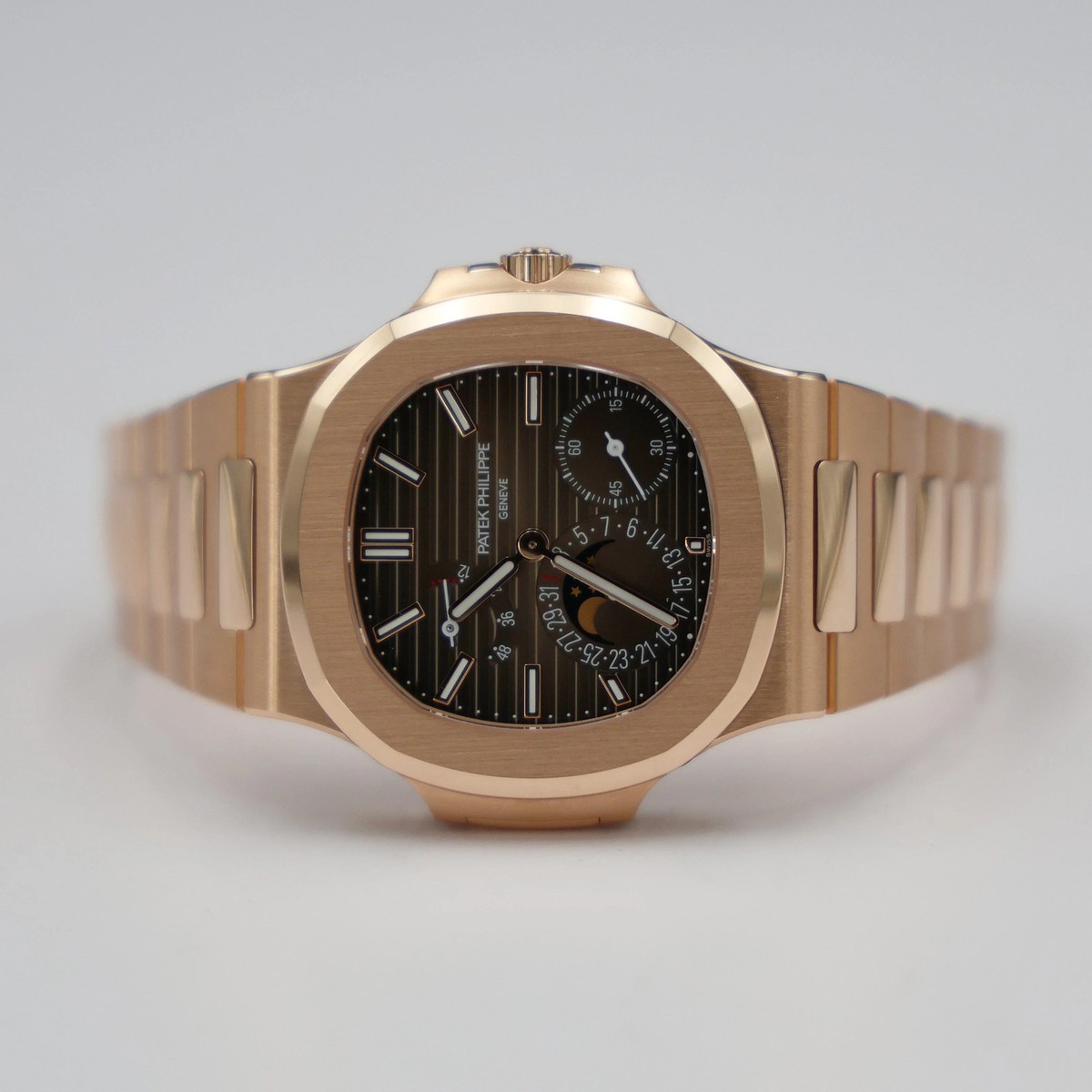 Patek Philippe Nautilus 5712/1R Brown Dial 18K Rose Gold Mens
