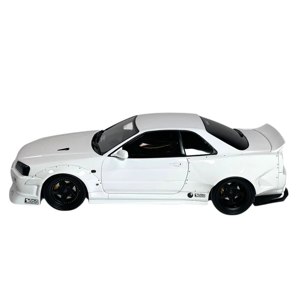 Modellino Auto Ottomobile 1/18 Nissan Skyline GT-R by KRC Pearl White QX1 2019 - Immagine 3 di 4