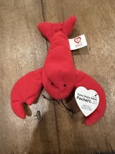 Ty Teenie Beanie Baby - PINCHERS the Lobster 8.5 Inch MINT with MINT TAGS