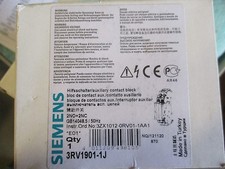 Siemens 3RV1901-1J, Auxiliary Contact Block, 2NO+2NC- NEW