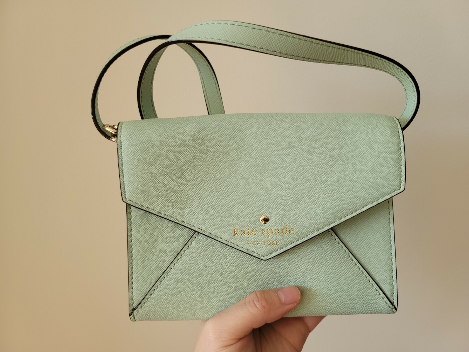 KATE SPADE Cedar Street Monday Mint Mojito Envelope Slim Crossbody