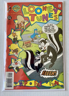 LOONEY TUNES #9 7.5 VF- BANNED PEPE LE PEW RAPE COVER NEWSSTAND SPEEDY GONZALES