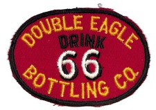 Double Eagle Bottling Drink 66 Embroidered Soda Patch c1930's-40's VGC Scarce