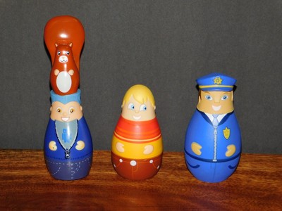 Lot 3 HIGGLYTOWN HEROES Disney Jr. Eubie, Kip w/ Fran Squirrel, Police