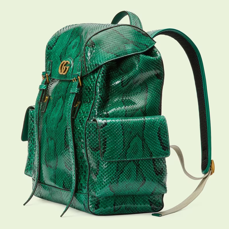 グッチ GUCCI リュック・デイパック GGベルベット 574923 グリーン オールドグッチ GUCCI エメラルドグリーン リュック 【公式通販】