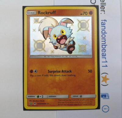 shiny rockruff pokemon card cards  TCG Collector Pokmon Hit Points70 HP Form Rockruff Pokemon Card | TikTok