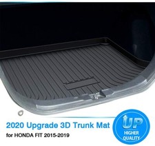Tpo Cargo Trunk Liner All Weather Guard Floor Mats For 2015-2020 Honda Fit