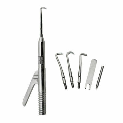 Kit Pistola Per Rimozione Corona Dentale - Strumento Chirurgico In Acciaio Inox