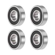 4 PCS 6200/12-2RS Deep Groove Ball Bearings 12x30x9mm Z2 Double Sealed