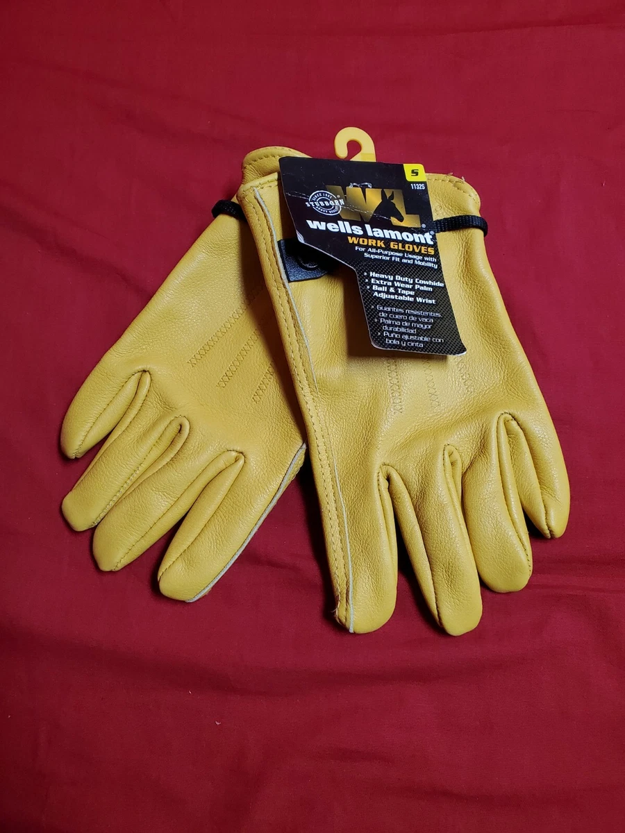 Wells lamont premium leather cheap work gloves