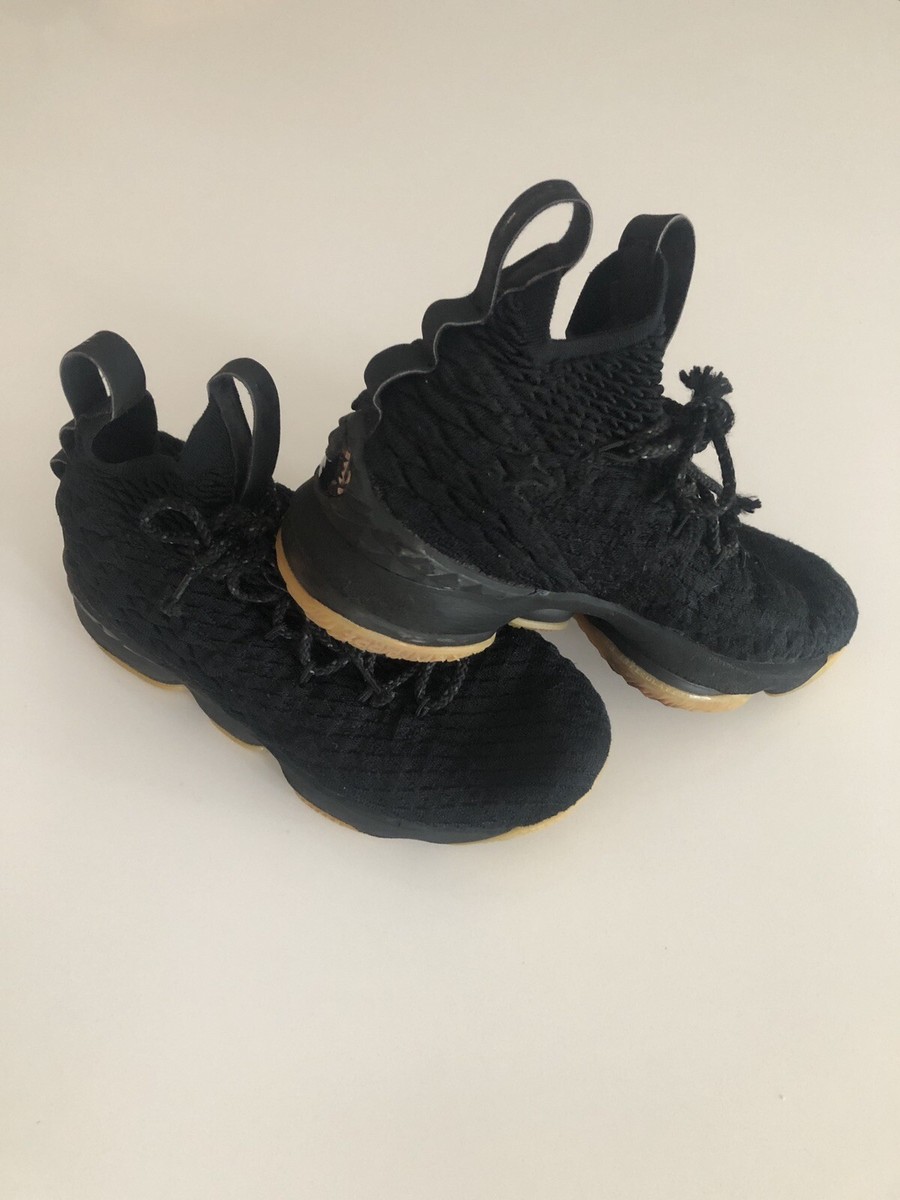 LEBRON 15 GS 'BLACK GUM' YOUTH HIGHTOP SNEAKER - Main Image