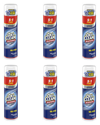 6 Pack Oxiclean Max Force Gel Stick 6.2 Ounce