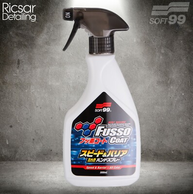 Soft99 Fusso Coat Speed & Barrier 400ml Fusso Spray Wax, Sealant/Quick Detailer
