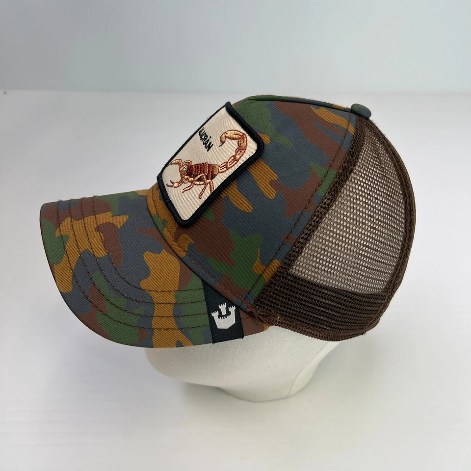 The Farm Hat Men Snap Back Alacran Spell Out Scorpion Street Camo Hype Core Cap - Image 3 of 4