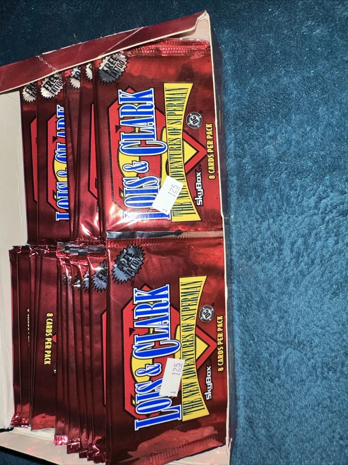 Lois & Clark, las nuevas aventuras de Superman, 30 paquetes sellados con caja maestra. Foto 2 de 2