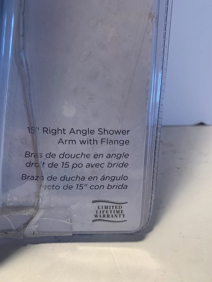 Brazo de ducha ángulo recto Danze D481027 15" - Caja abierta cromada Foto 4 de 4