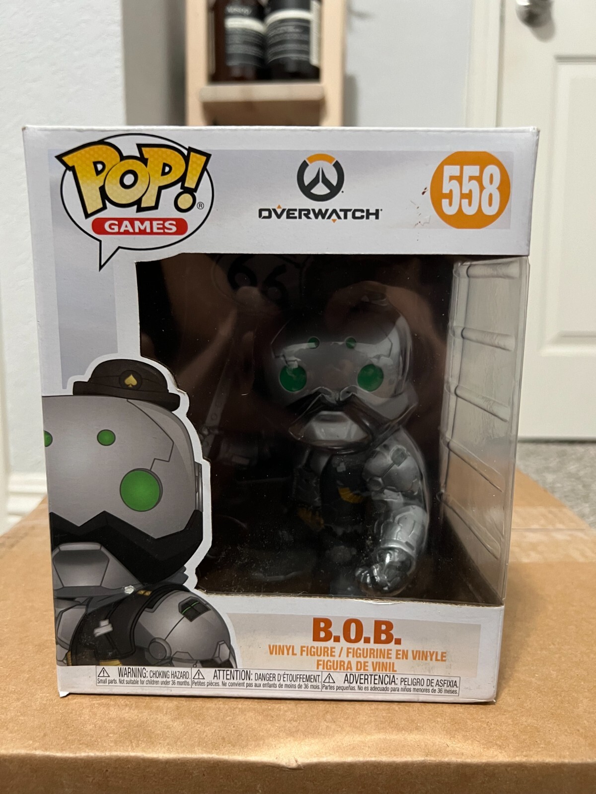 Sale Funko Pop! Vinyl Super 6&Quot;: Overwatch B.o.b. #558 Vinyl Figure In Box
