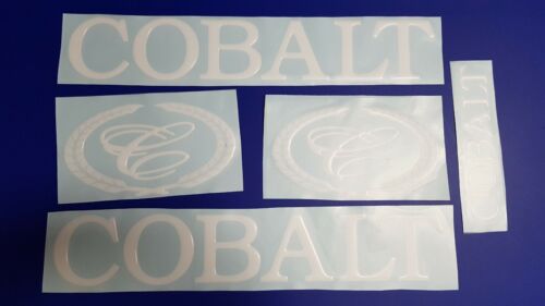 Emblèmes de bateau cobalt 20" blanc + livraison rapide gratuite DHL express décalcomanies surélevées - Photo 1 sur 9