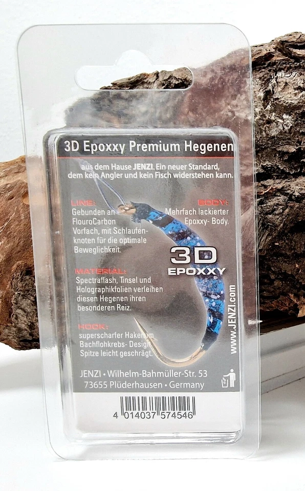 Jenzi 3D Premium Hegen 0,18mm 200cm Farbe L Renke Maräne Felchen Nymphen - Bild 3 von 3