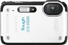 USED Olympus Stylus Tg-625 Tough Waterproof Dustproof Shockproof WHITE