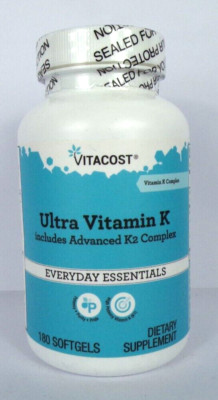 VITACOST ULTRA VITAMIN K 180 KAPSELN - 05/2026