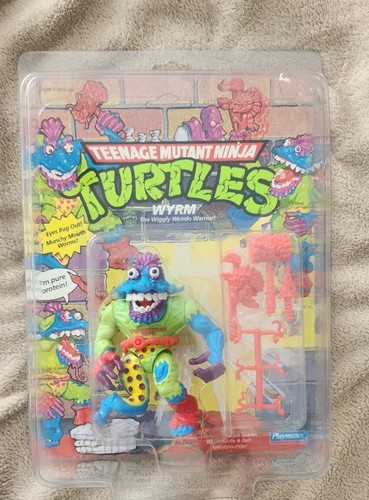 VINTAGE 1991 TMNT WYRM MOC NEW UNPUNCHED TEENAGE M...
