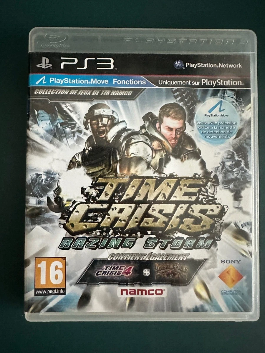 ps3 TIME CRISIS RAZING STORM 4 Deadstorm Pirates NI RARE